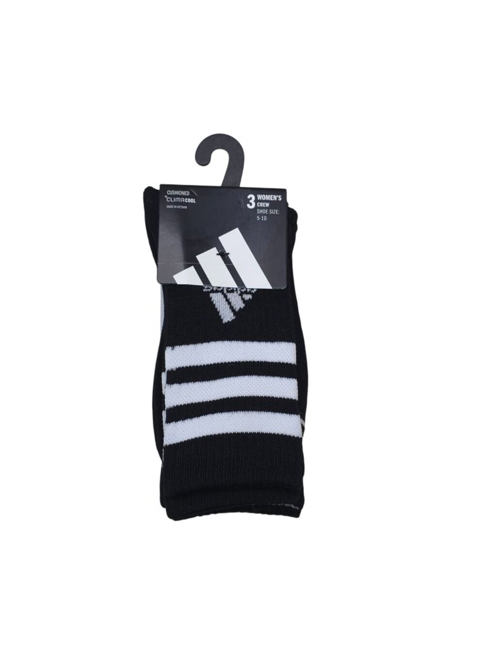Adidas Womens Cushioned Climalite Crew Socks 3-Pack Superior Comfort & Dryness